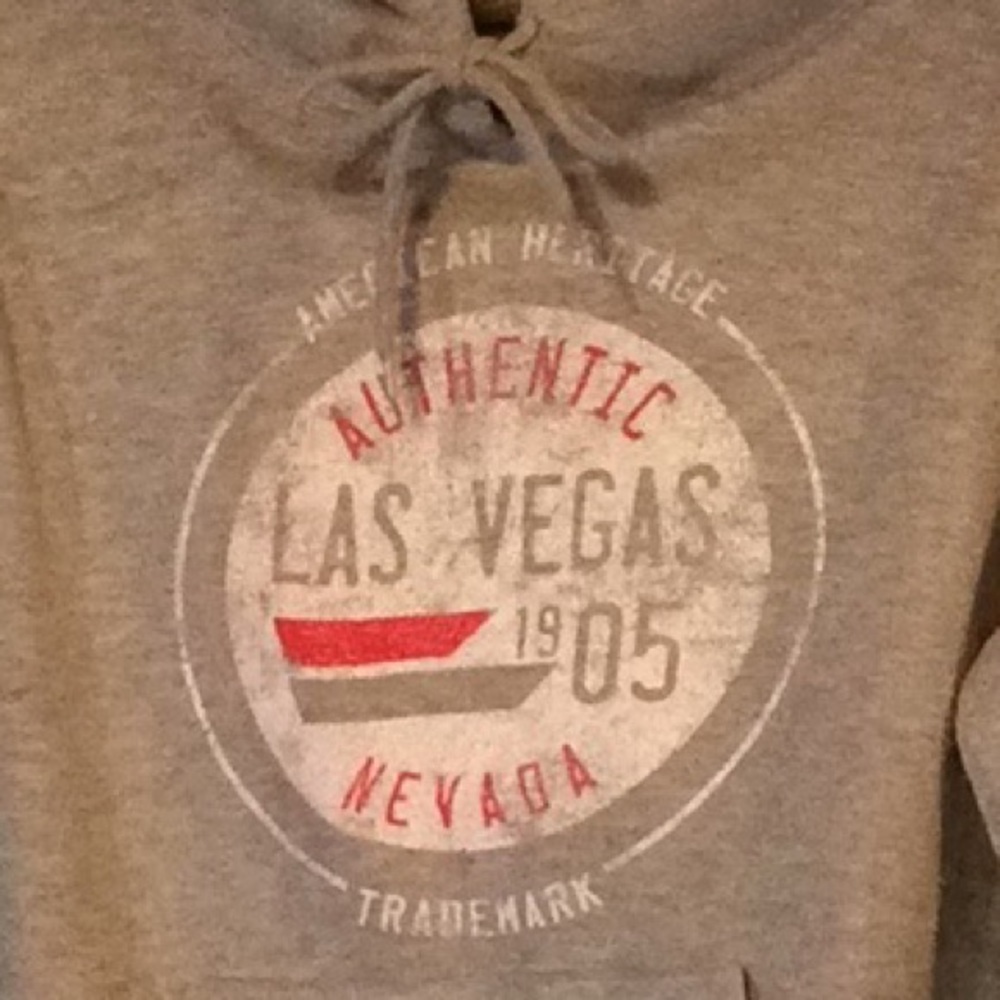 Grey hoodie, Las Vegas Nevada American Heritage